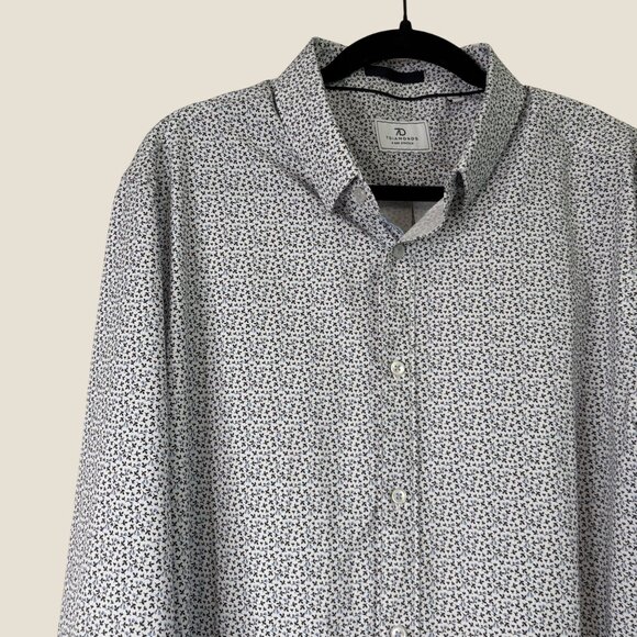 7 Diamonds Madrid 4-Way Stretch Performance Wrinkle Resistant Golf Shirt Size XL - Picture 8 of 11